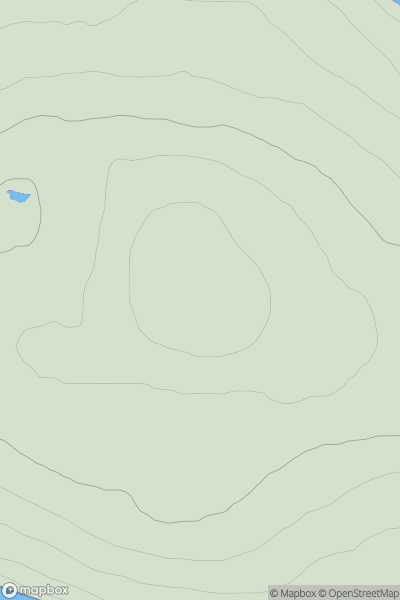 Thumbnail image for Berryhill [Orkney Islands] showing contour plot for surrounding peak
